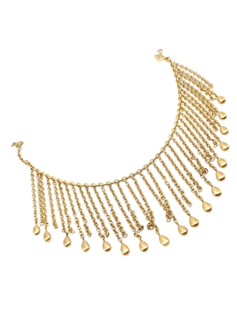 Vintage! Van Cleef & Arpels 18k Yellow Gold Fringe Bracelet